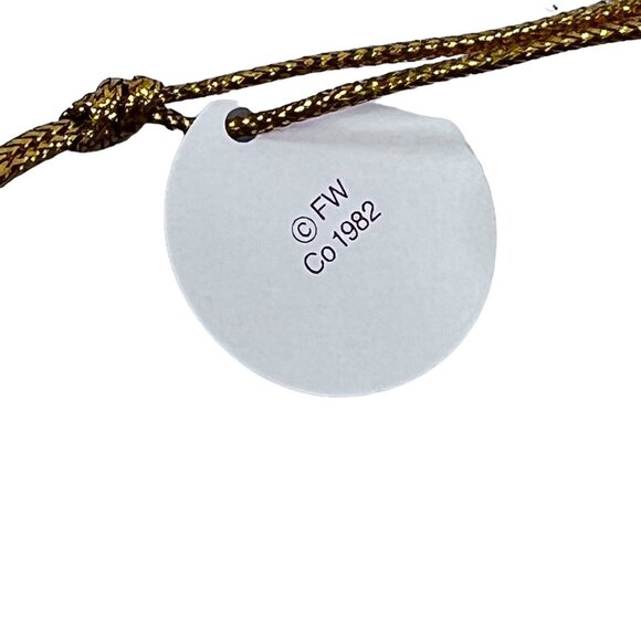 Vtg Schmid Beatrix Potter Peter Rabbit 1982 Ornament Tag Cord Sticker Japan - Picture 4 of 7